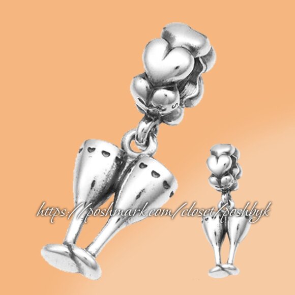 PANDORA Cheers Dangle Charm 791150 - Picture 1 of 1